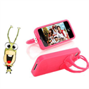 FS09244 Grasshopper Silicone Case Stand Holder for iPhone 4 4S 