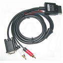 FirstSing FS17103 for XBOX360 Slim VGA with 2RCA