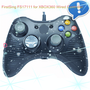 Изображение FirstSing FS17111 for XBOX360 Wired Controller Game Joypad Dual Shock Force Feedback