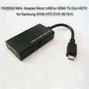 FirstSing FS35002 MHL Adapter Micro USB to HDMI TV-Out HDTV for Samsung i9100 HTC EVO 3D G14