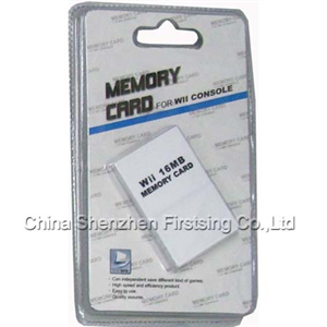 Image de FirstSing  FS19018 16MB Memory Card  for  Nintendo Wii 