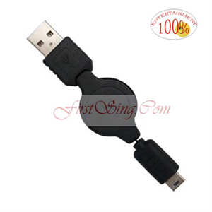Изображение FirstSing FS25034 Retractable USB Charging Cable for NDSi