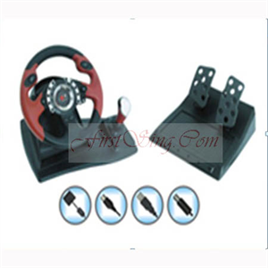 Picture of Firstsing FS10014 PC(USB) Wired Racing Wheel With Foot Pedal