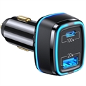 Изображение BlueNEXT 120W 85W USB-C Car Fast Charger PPS PD QC3.0 Cigarette Lighter USB Adapter