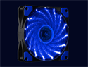 120mm 15 LED 1500 RPM Case Fan with Rubber Pads の画像
