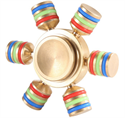 Image de Firstsing Pure copper Hexagonal Rotating Fidget Hand Spinner ADHD Austim Fingertips Fingers Gyro Reduce Stress toys