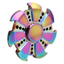 Picture of Firstsing Rainbow wind Fire wheel Fidget Spinner Alloy Desk Finger Toy EDC ADHD Gyro