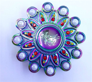 Изображение Firstsing Twelve bead lotus Finger gyro Hand Spinner Fidget EDC Toy