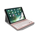 Firstsing Detachable Bluetooth Keyboard Case Folio Cover with Colourful backlight backlight for iPad pro10.5