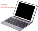 Firstsing 7 Colors Backlit Full Aluminium alloy Bluetooth Keyboard Case shell for iPad Pro 9.7