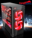 Firstsing ATX Water Cooler Full Aluminum Transparent Tempered Glass Gaming Computer Case