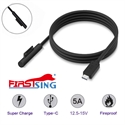 Firstsing Type-c USB-C Laptop Charging Cable for Microsoft Surface Book 3