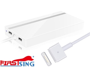 Picture of Firstsing 85W 4.25A Ultrathin T-tip Magsafe 2 Power Adaptor Replacement Charger with 2-Port USB  for Apple MacBook Pro