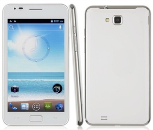 Smart Phone Android 4.0 OS MTK6575 1.0GHz 3G GPS WiFi 5.2 Inch- White