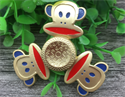 Image de Firstsing Three leaf mouth monkey  finger gyro  Hand spinner Toy Finger Spinner EDC Focus Toy