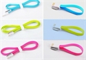 FS09255 1m noodles flat line USB Data Charge Cable for iPhone 4 4S 3GS iPod Touch の画像