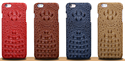 Изображение Premium Genuine Leather Hard Back Protective Phone Case Waterproof Colorful Crocodile Leather Phone Cover for iPhone7/7Plus
