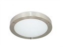 Image de 8W/14W Bathroom Flush Ceiling Light Brushed Chrome IP44