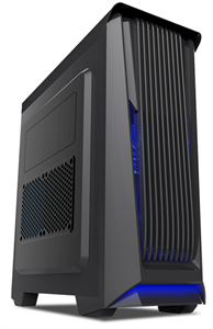 Picture of ATX gaming computer case with side window panel