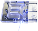 Picture of Clear water cooling GPU video graphic card block for ATI GT960