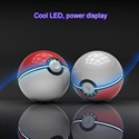 Pokeball Power Bank For Pokemon 2rd Go Toy Cosplay Games Ball Power Bank Portable Charger With LED Light External Battery 12000mAh