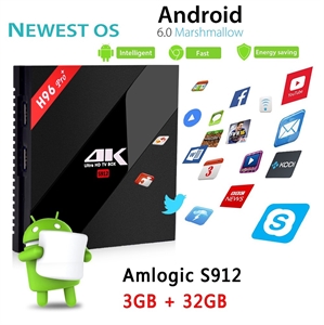 Picture of Firstsing H96 Pro plus Amlogic S912 Android 7.1 3GB+32GB WiFi 2.4G 5.8G H.265 BT4.1 Smart TV BOX 