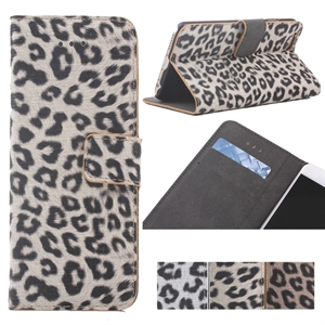 Leopard Print PU Leather Case With Magnetic Clasp For iPhone 6 