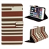 Picture of New Stripe Pattern PU Leather flip Case Cover For iPhone6 