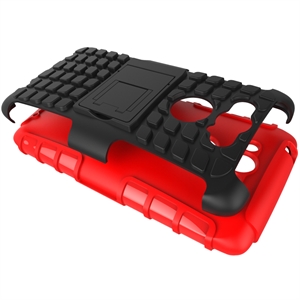 Image de  Shockproof Protective Rugged Hybrid Armor Case with Built-in Kickstand for motorola moto maxx