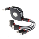 Image de  4 in 1 Retractable Multifunctional Universal USB Charger Cable