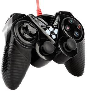 usb shock gamepad for PC xbox 360 ps1 ps2 game contoller joypad computer joystick  の画像