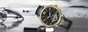 Изображение Leather waterproof hollow automatic mechanical watches